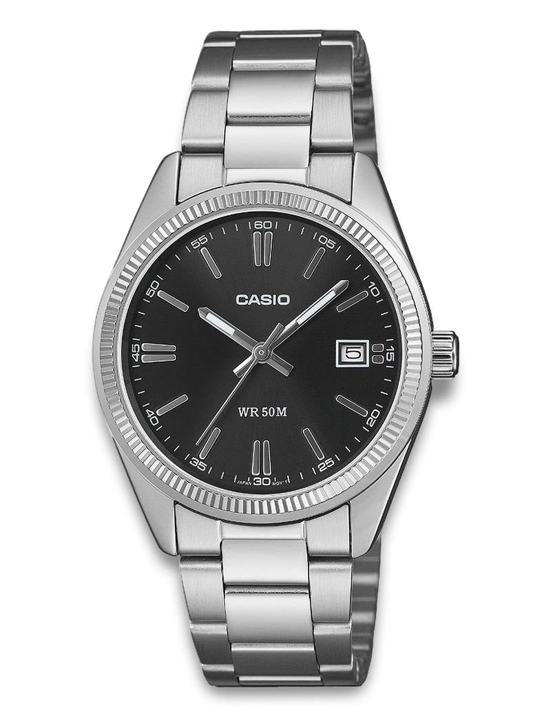 Casio Timeless UTP-1302PD-1AVEF herreklokke i stål
