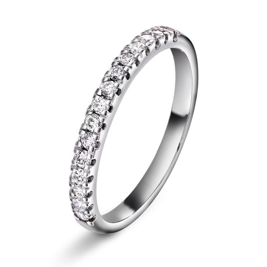 Vida ring i 14 karat hvitt gull med diamant 0,30 ct TWS