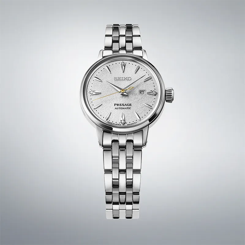 Seiko Presage SRE017J1 dameklokke i stål - Mekanisk, bilde 3
