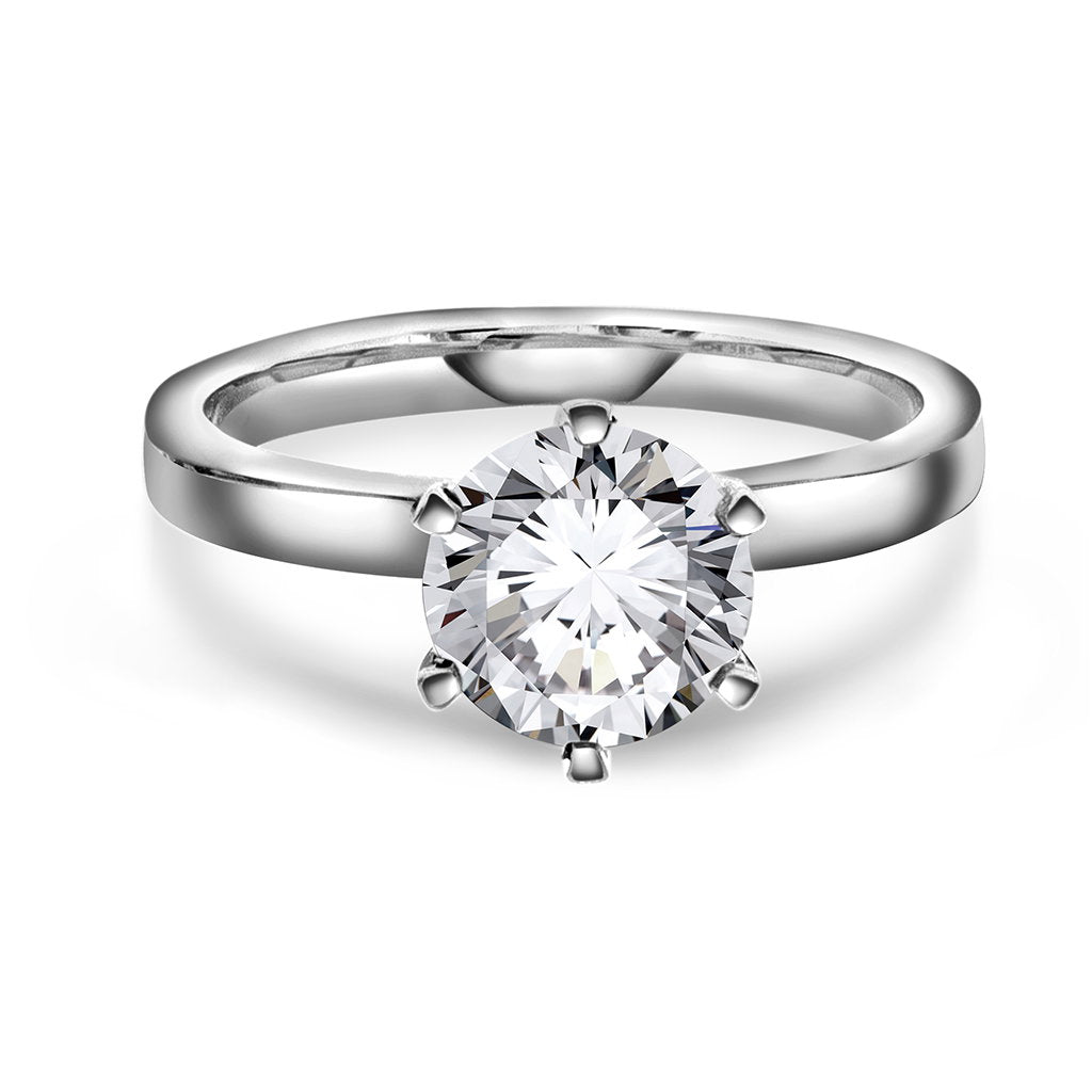 Gems Contessa ring i 14 karat hvitt gull med labdiamant 2,00 ct, bilde 1 av 6
