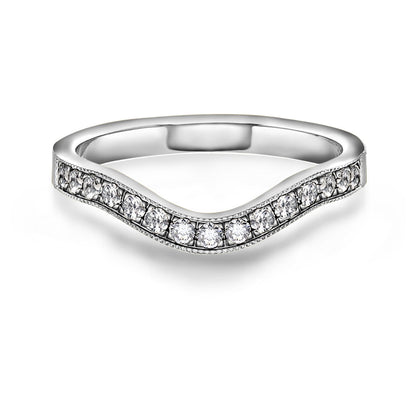 Gems ring i 14 karat hvitt gull med LAB-diamant 0,30 ct, bilde 1 av 7