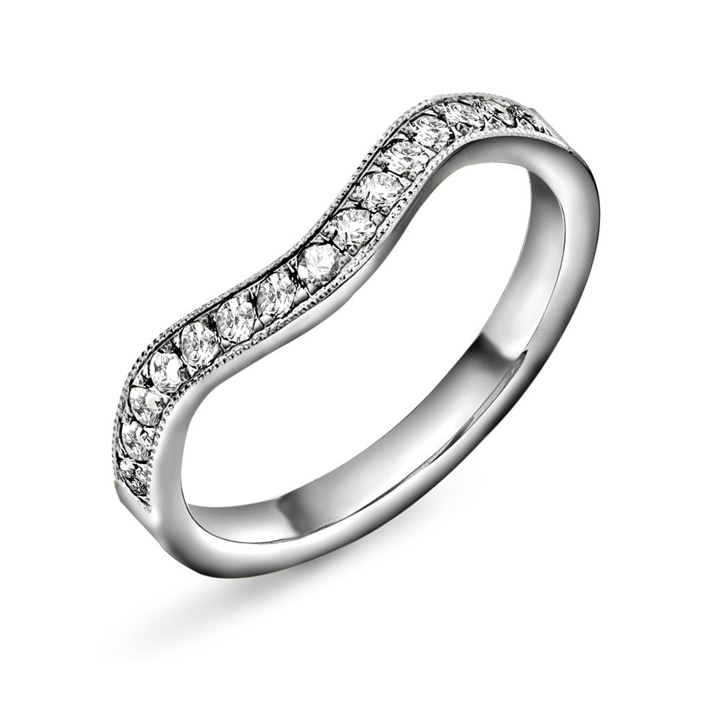Gems ring i 14 karat hvitt gull med LAB-diamant 0,30 ct, bilde 7 av 7