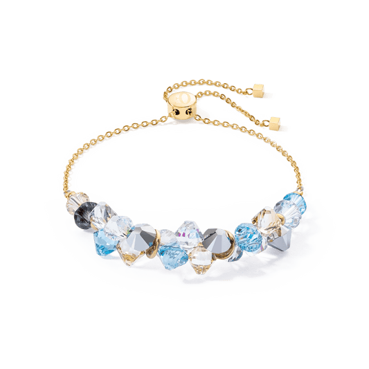 Dancing Crystals armbånd gull aqua 4639302000 - Bjerveur.noDancing Crystals armbånd gull aqua 4639302000