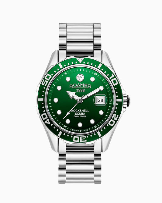 Roamer Rockshell Mark III Scuba 220858 41 75 50 herreklokke i stål, bilde 1 av 5
