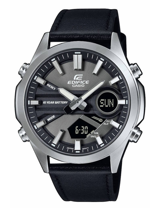 Casio Edifice EFV-C120L-8AEF herreklokke i stål - Ana-digi