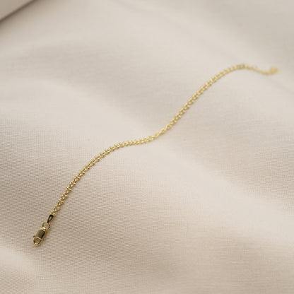 Armbånd i forgylt sølv 2,8 mm, 16 cm, bilde 2 av 4