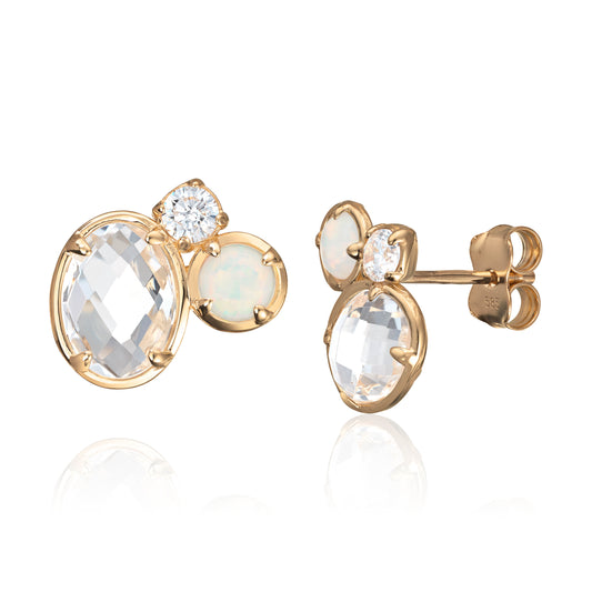Ørepynt syntetisk Opal 14K Artikkelnr: 47719 - Bjerveur.noØrepynt syntetisk Opal 14K Artikkelnr: 47719