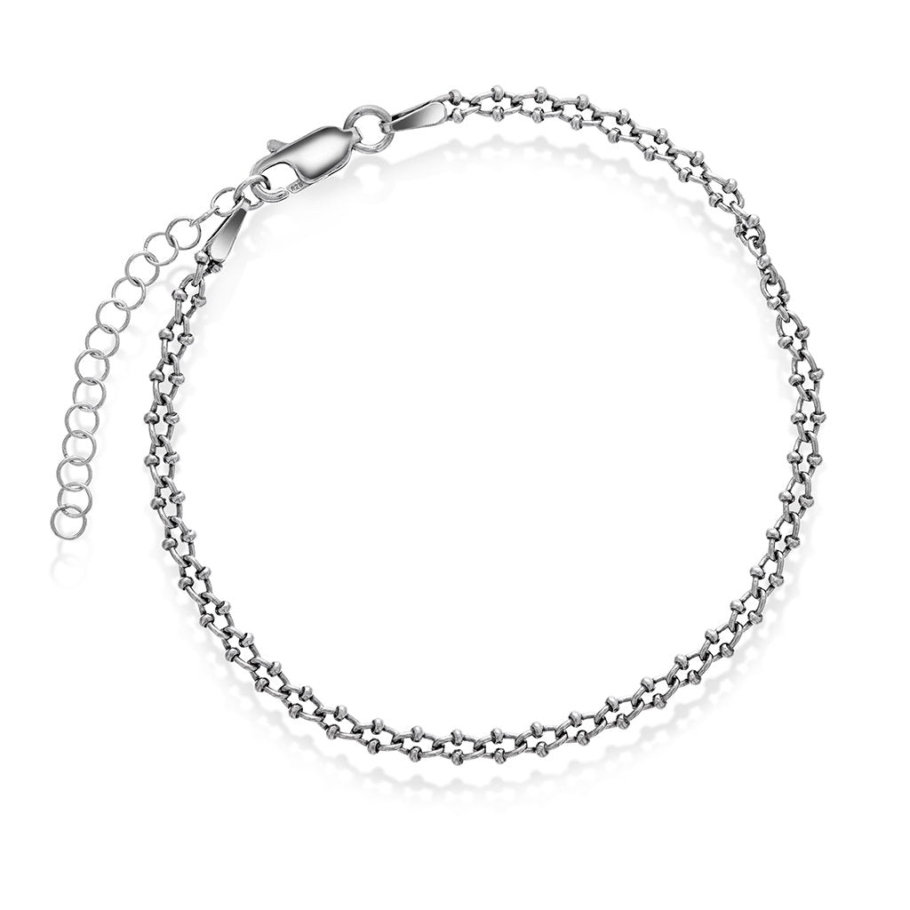 Armbånd i rhodinert sølv 2,8 mm, 16 cm, bilde 1 av 4