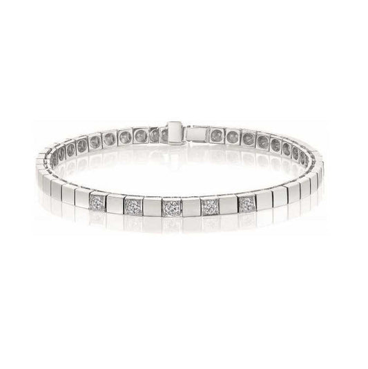 DELTA ALLIANSEARMBÅND M/DIA 1,00 CT TWSI 1810320 - 100 - Bjerveur.noDELTA ALLIANSEARMBÅND M/DIA 1,00 CT TWSI 1810320 - 100