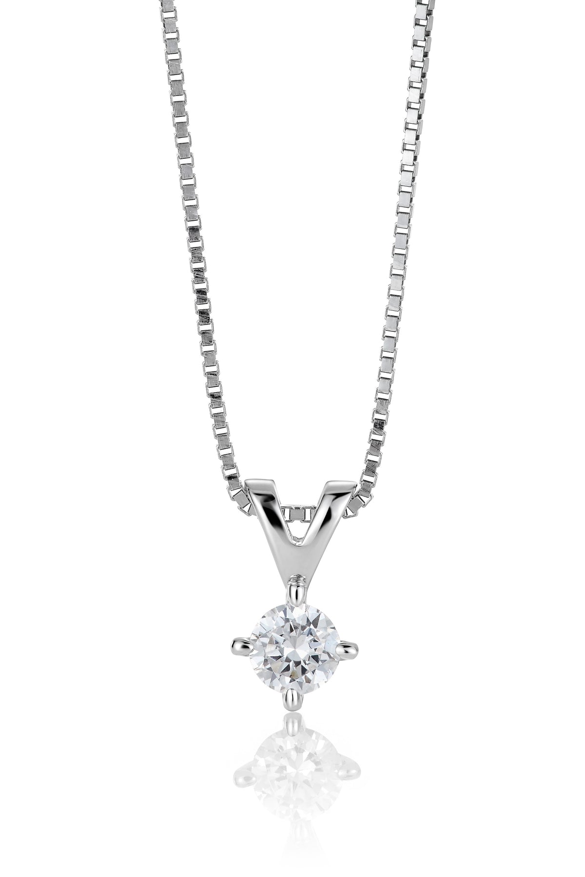 Svolder anheng i 585 gull med diamant 0,7 ct, bilde 1 av 2