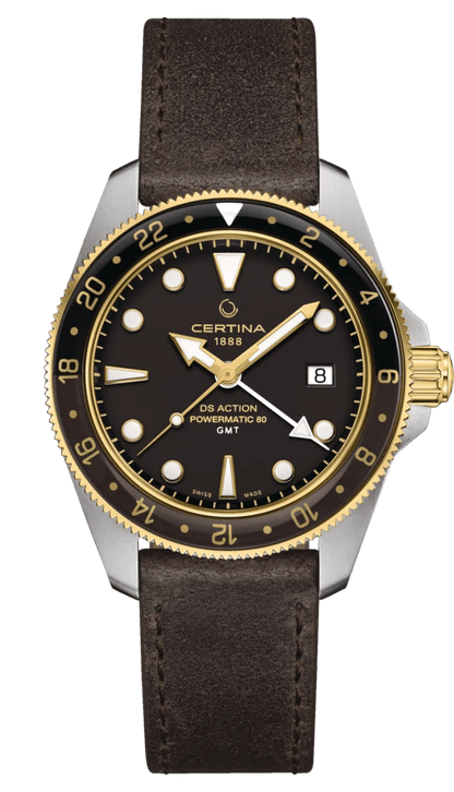 DS Action GMT Powermatic 80 C032.929.26.051.00 - Bjerveur.noDS Action GMT Powermatic 80 C032.929.26.051.00