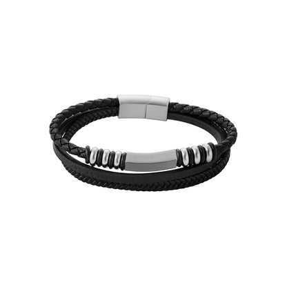 Sander armbånd i lær, 20 mm, 22 cm, nr. 50059-22