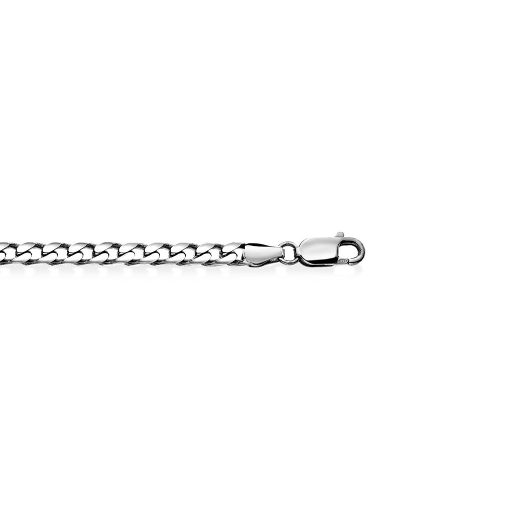 PANSER ARMLENKE I SØLV 4,3 MM 21,5 CM 24120121 - Bjerveur.noPANSER ARMLENKE I SØLV 4,3 MM 21,5 CM 24120121