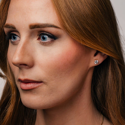 Gems Contessa øredobber i 14 karat gult gull med labdiamant 7,5 mm, bilde 2 av 5
