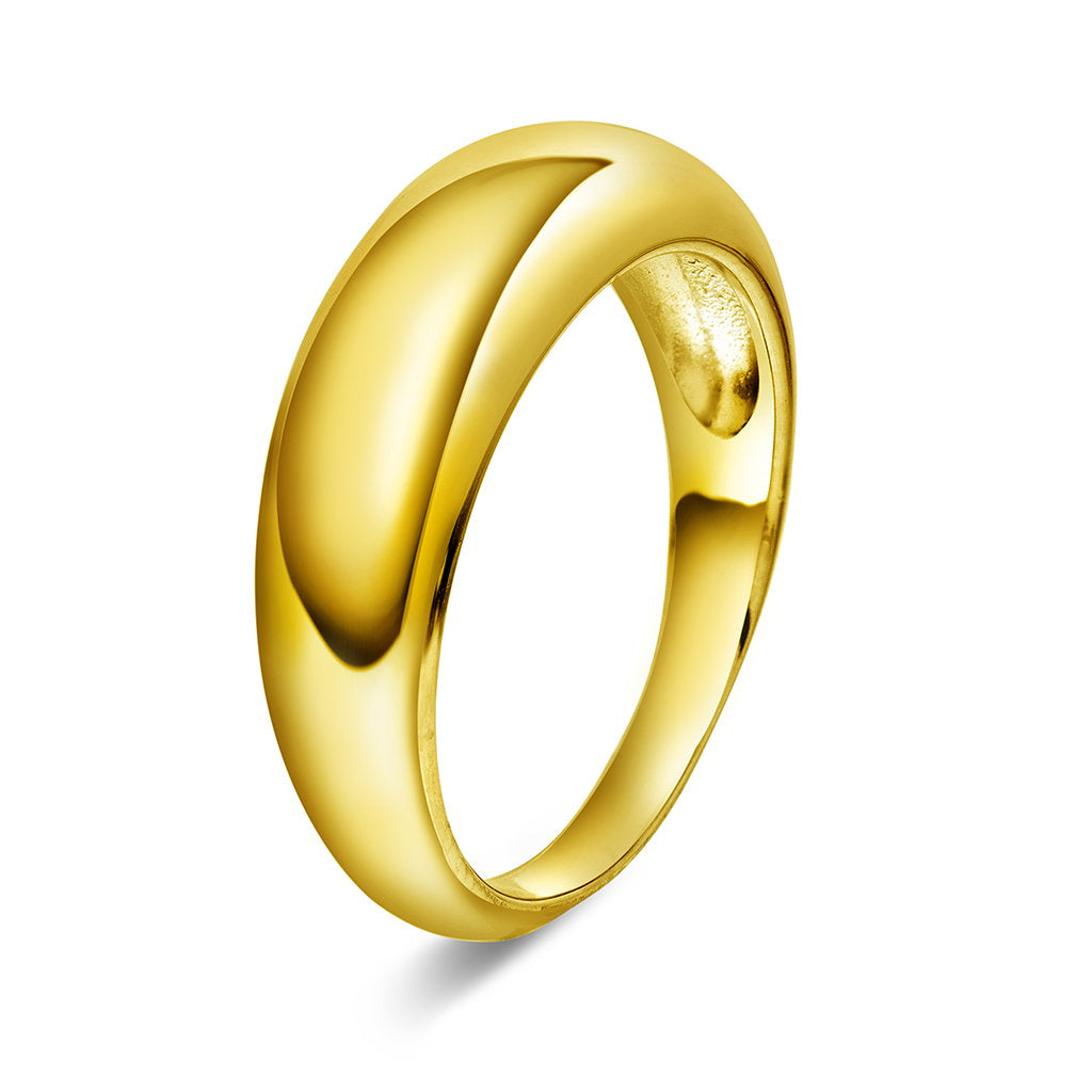 Ring i forgylt sølv 6,5 mm, bilde 1 av 4