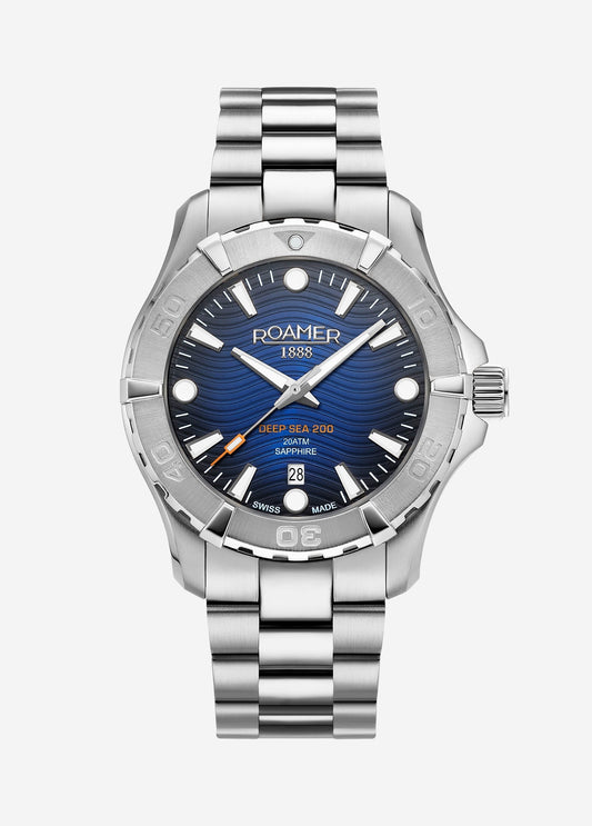 Roamer Deep Sea 200 860833 41 45 70 herreklokke i stål, bilde 1 av 5