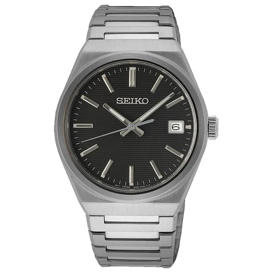 Seiko SUR557P1 herreklokke i stål, bilde 1 av 2