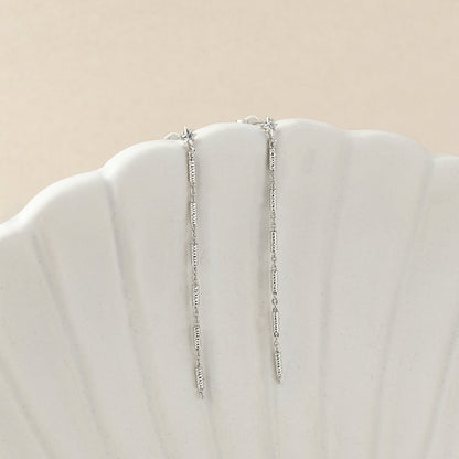 Shapes øredobber i 925 sølv med zirkonia, Tender 54 mm, bilde 3 av 3