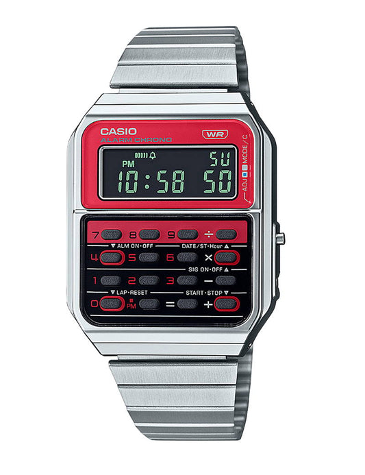 Casio Vintage CA-500WE-4BEF herreklokke i resin, bilde 1 av 2