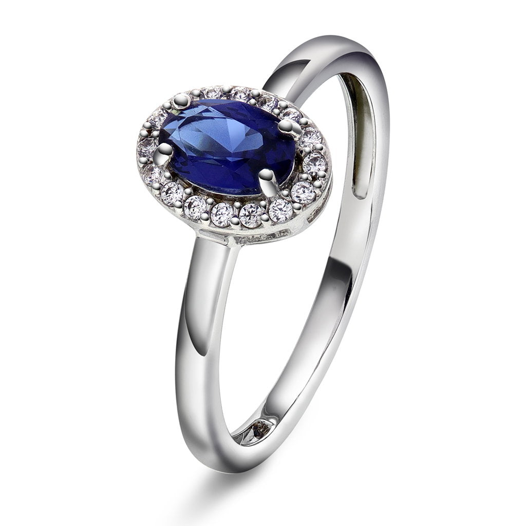 Athens Charm ring i 925 sølv med hvit zirkonia, bilde 1 av 2