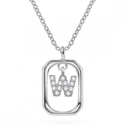 Jewelry Letters anheng i sølv med zirkonia, bokstav, bilde 53 av 57