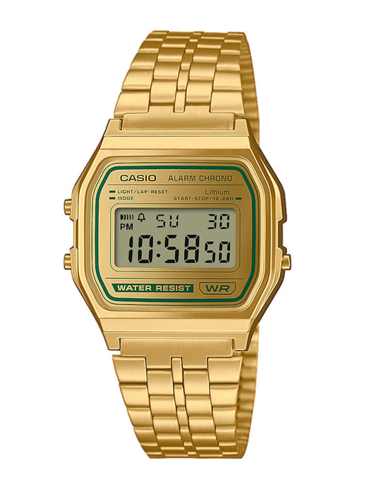 Casio Vintage A158WEGV-9AEF herreklokke i stål