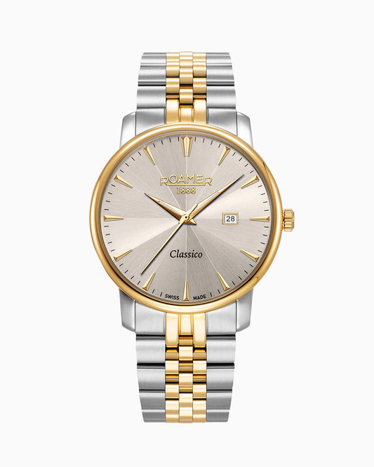 Roamer Classico 971856 48 55 50 herreklokke i stål, bilde 1 av 5