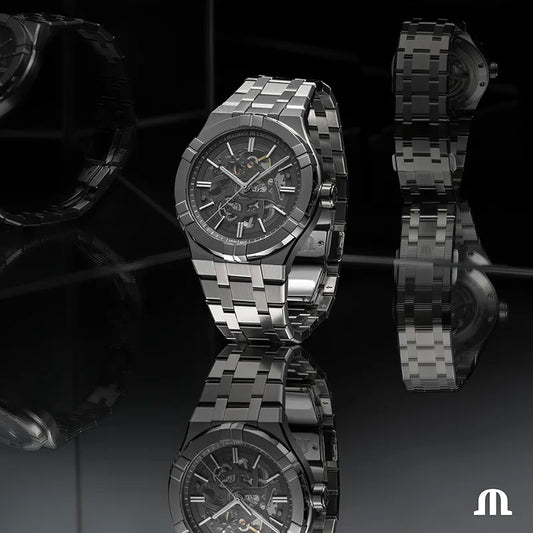 Maurice Lacroix Aikon AI6008-SS002-031-1 herreklokke i stål, bilde 2 av 4