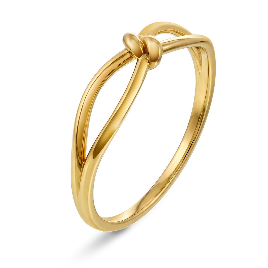 Ring i 585 gult gull 1,3 mm, bilde 1 av 2