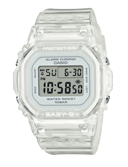 Casio Baby-G BGD-565S-7ER dameklokke i stål og resin