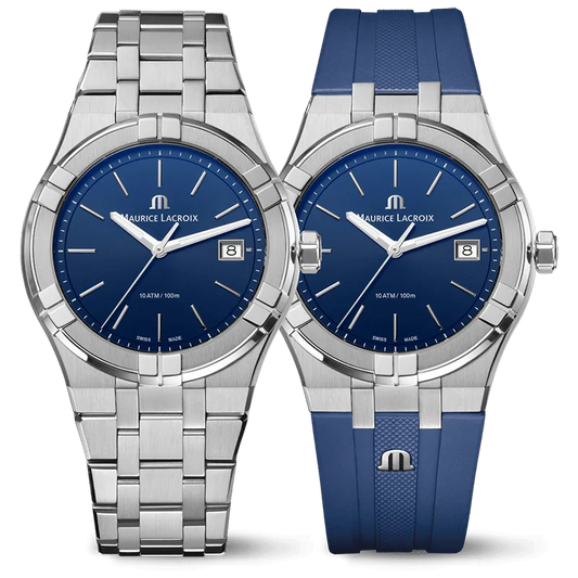 Maurice Lacroix Aikon AI1108-SS00F-430-C herreklokke i stål, bilde 1 av 5