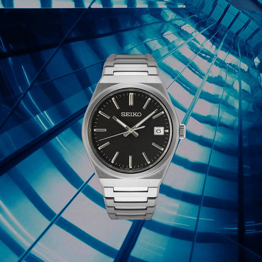 Seiko SUR557P1 herreklokke i stål, bilde 2 av 2