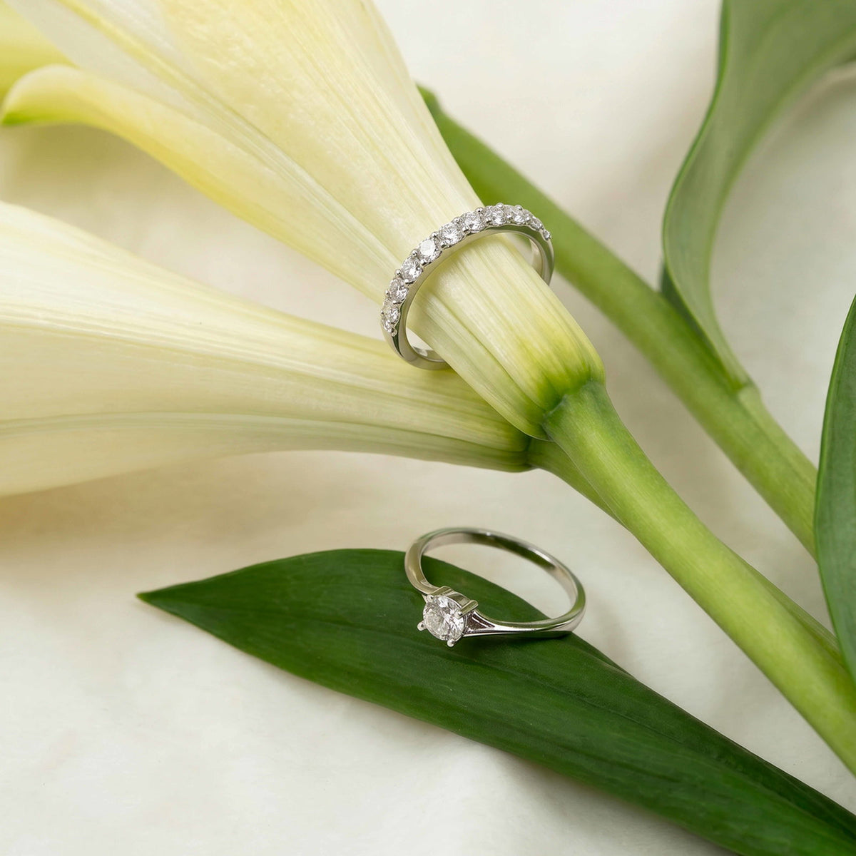 Eternal ring i 925 sølv med zirkonia, rekkering 3 mm, bilde 3 av 3