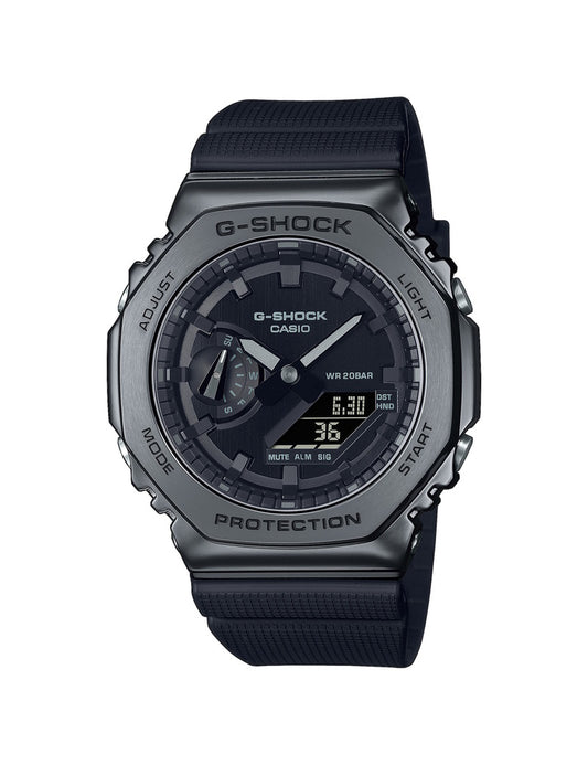 Casio G-Shock GM-2100BB-1AER herreklokke i stål - Ana-digi