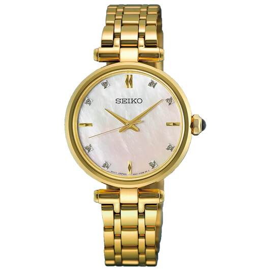 Seiko HGH008P1 dameklokke i stål, bilde 2 av 2