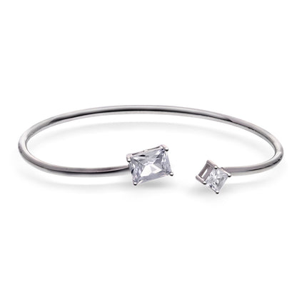 Sandra Lyng Spotlight armring i 925 sølv med steiner, 6 mm, bilde 1 av 3