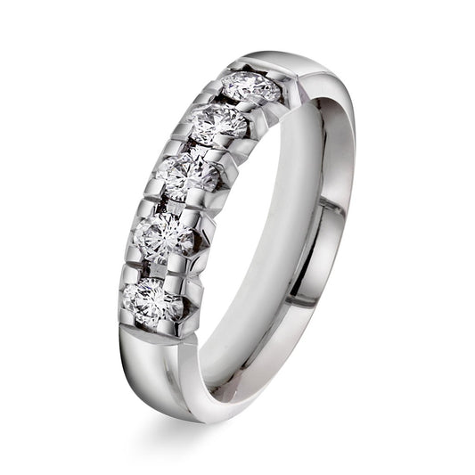 Beta ring i 14 karat hvitt gull med diamant 0,75 ct, bilde 1 av 4