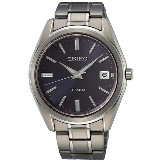 Seiko SUR373P1 herreklokke i titan, bilde 1 av 2