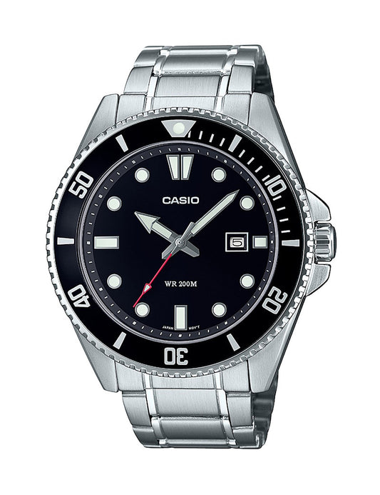 Casio Timeless MDV-107D-1A1VEF herreklokke i stål