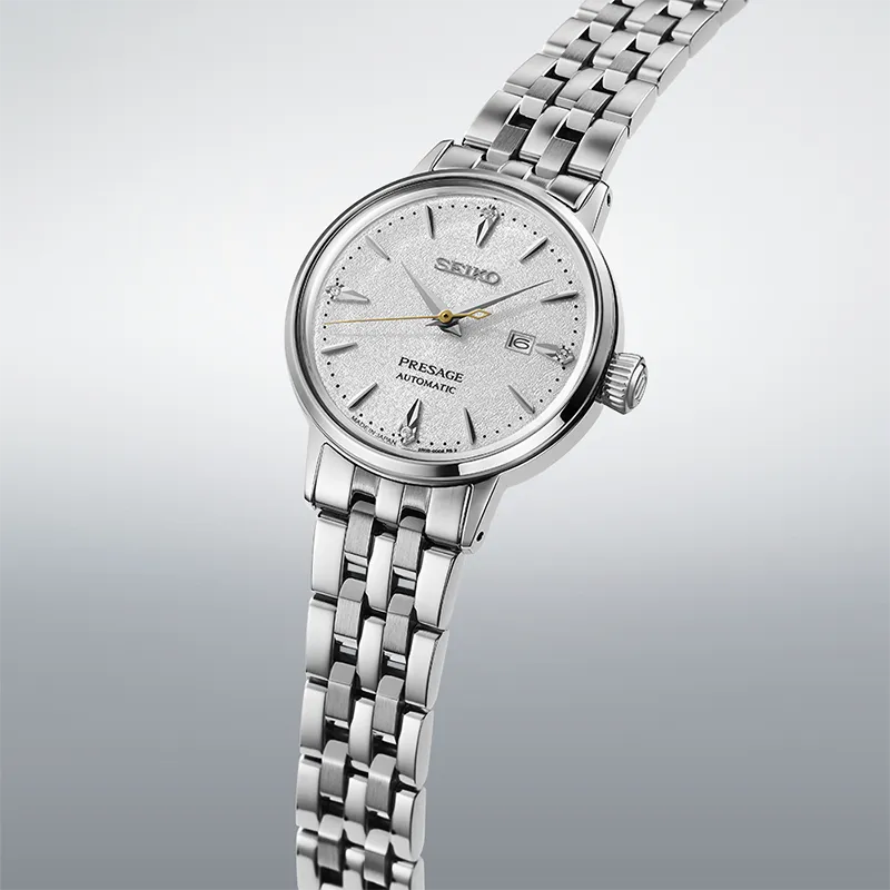 Seiko Presage SRE017J1 dameklokke i stål - Mekanisk
