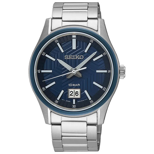 Seiko SUR559P1 herreklokke i stål
