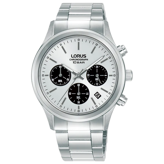 Lorus RT333LX9 herreklokke i stål, bilde 1 av 3