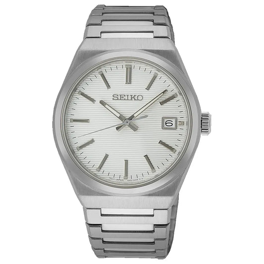 Seiko Basic SUR553P1 herreklokke i stål