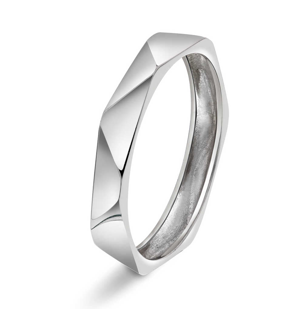 FASETTRING I HVIT GULL 12900001 - Bjerveur.noFASETTRING I HVIT GULL 12900001