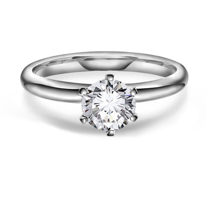 Gems ring i 14 karat hvitt gull med labdiamant 1,00 ct, bilde 1 av 5