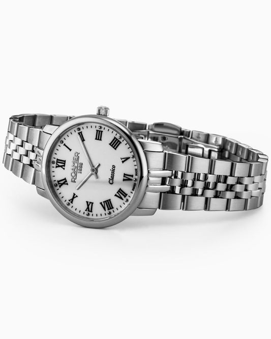 Roamer Classico 971857 41 25 50 dameklokke i stål, bilde 2 av 5