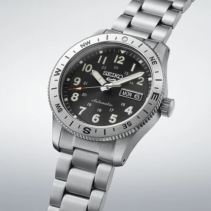 Seiko 5 Sports HDB006K1 Herreklokke i Stål - Kvarts, 39 mm