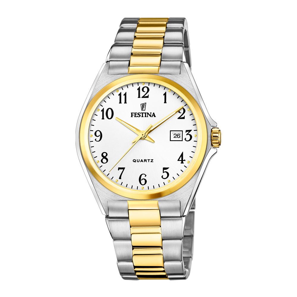 Festina ,bic, lenke, hvit skive,alle tall F20554 - 1 - Bjerveur.noFestina ,bic, lenke, hvit skive,alle tall F20554 - 1