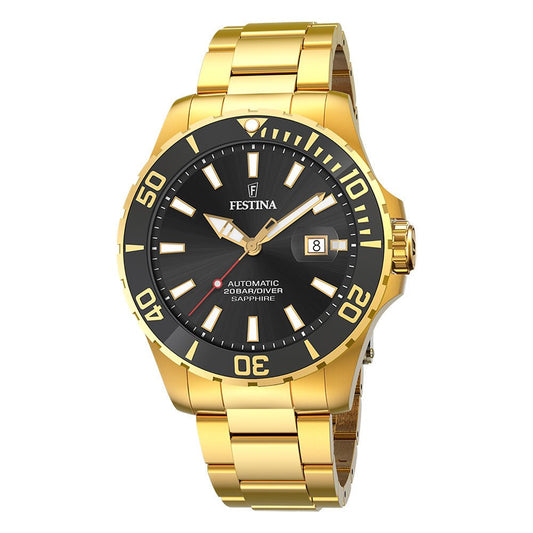Festina Diver hr,PVD,20 bar,dykker,automat,saf, lenke,blå skive F20533 - 2 - Bjerveur.noFestina Diver hr,PVD,20 bar,dykker,automat,saf, lenke,blå skive F20533 - 2
