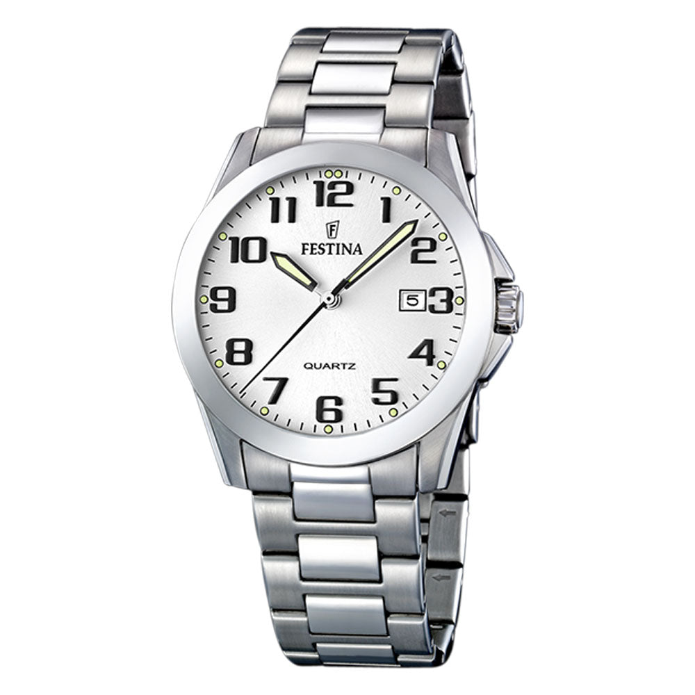 Festina stål 50m, lenke, hvit F16376 - 7 - Bjerveur.noFestina stål 50m, lenke, hvit F16376 - 7